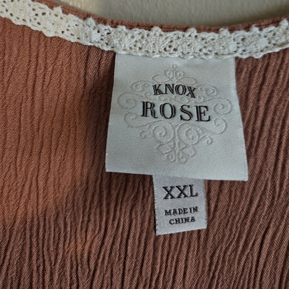 Knox Rose Boho Style Dress with Embroidery - Size XXL - Picture 3 of 4